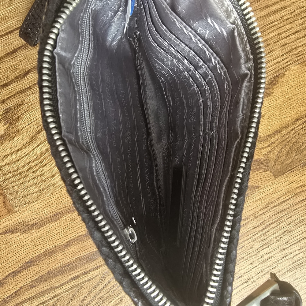 Simply Vera Vera Wang Black Textured Mini Bag - Picture 5 of 10